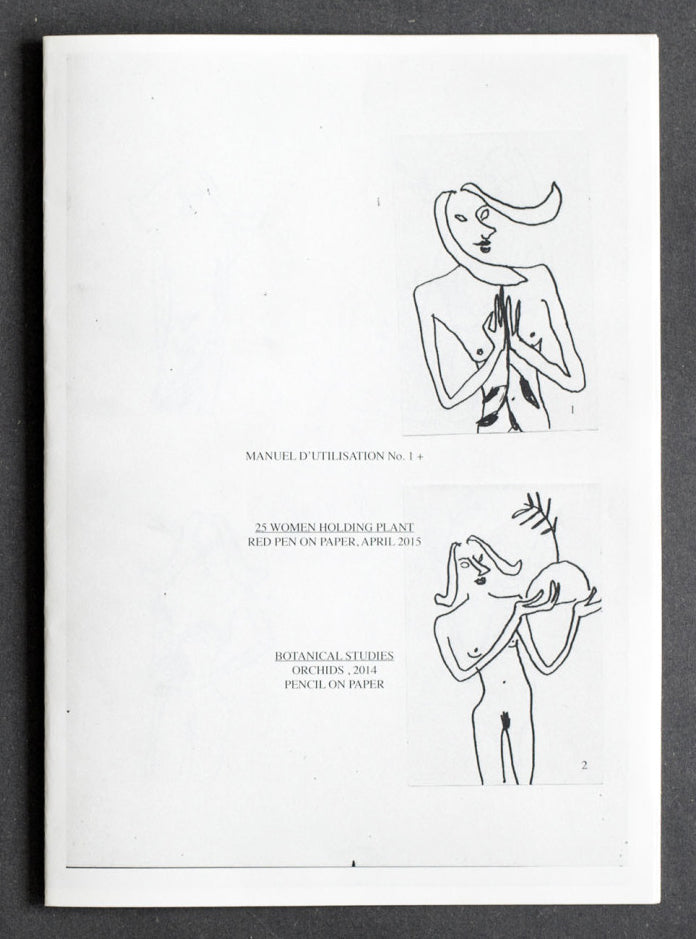 MANUEL D'UTILISATION #1 + / 25 Women Holding Plant + botanical studies