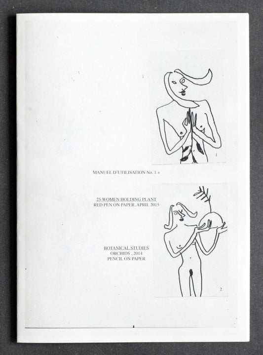 MANUEL D'UTILISATION #1 + / 25 Women Holding Plant + botanical studies