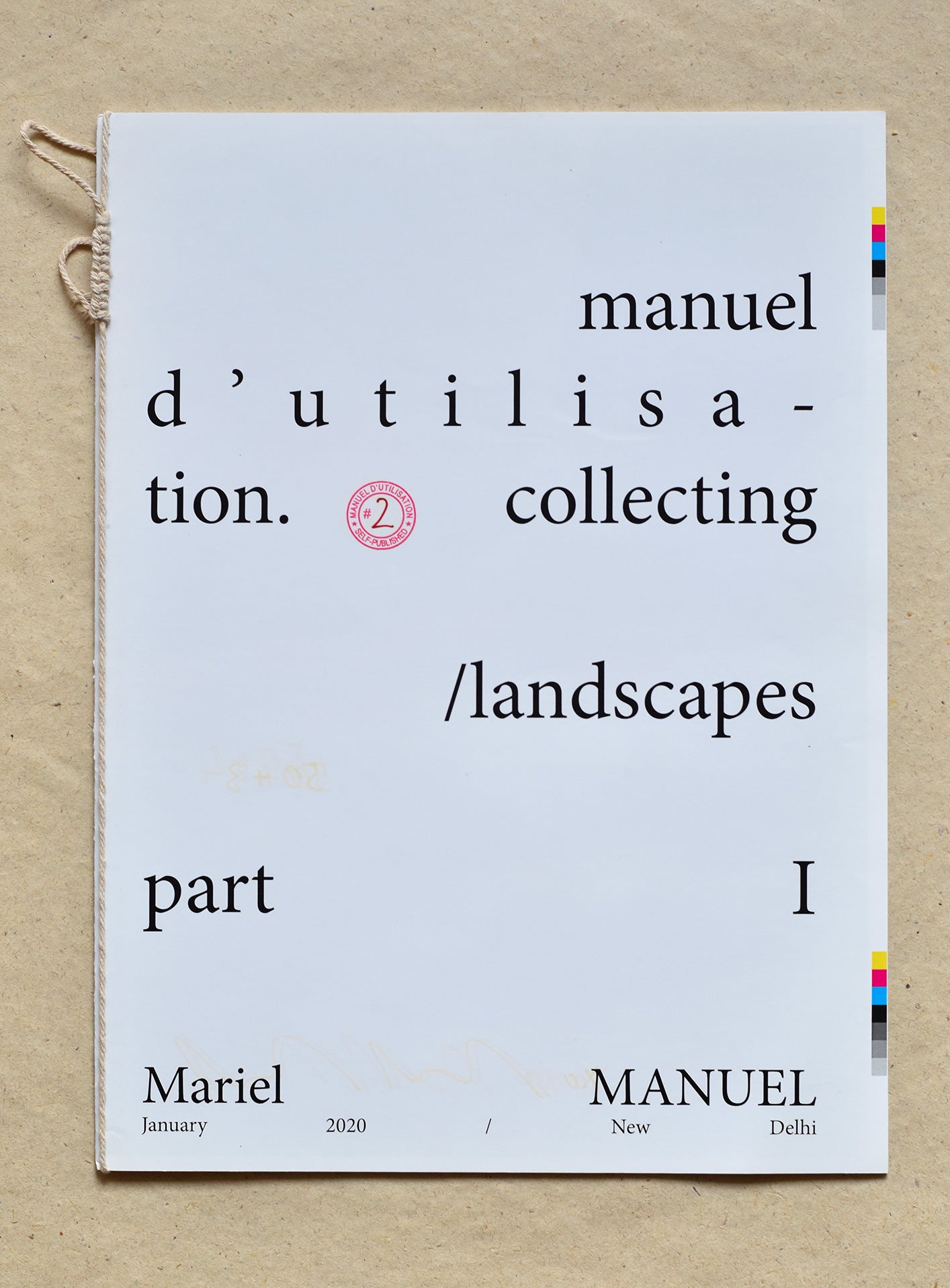 MANUEL D'UTILISATION #2 + ORIGINAL A1 portrait painting