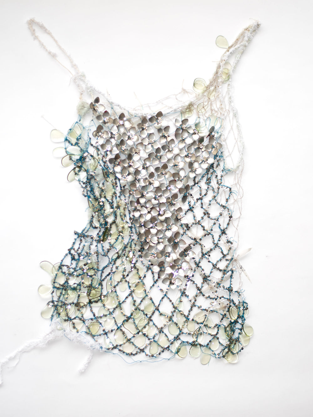 Jewel couture net top