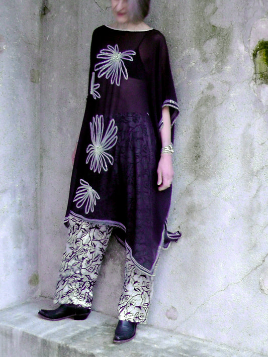 Silk flower craft caftan